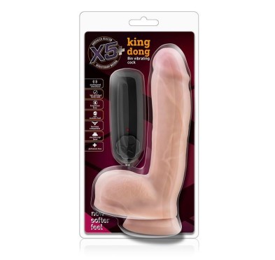 Wibrator-X5 PLUS KING DONG 8INCH VIBRATING COCK